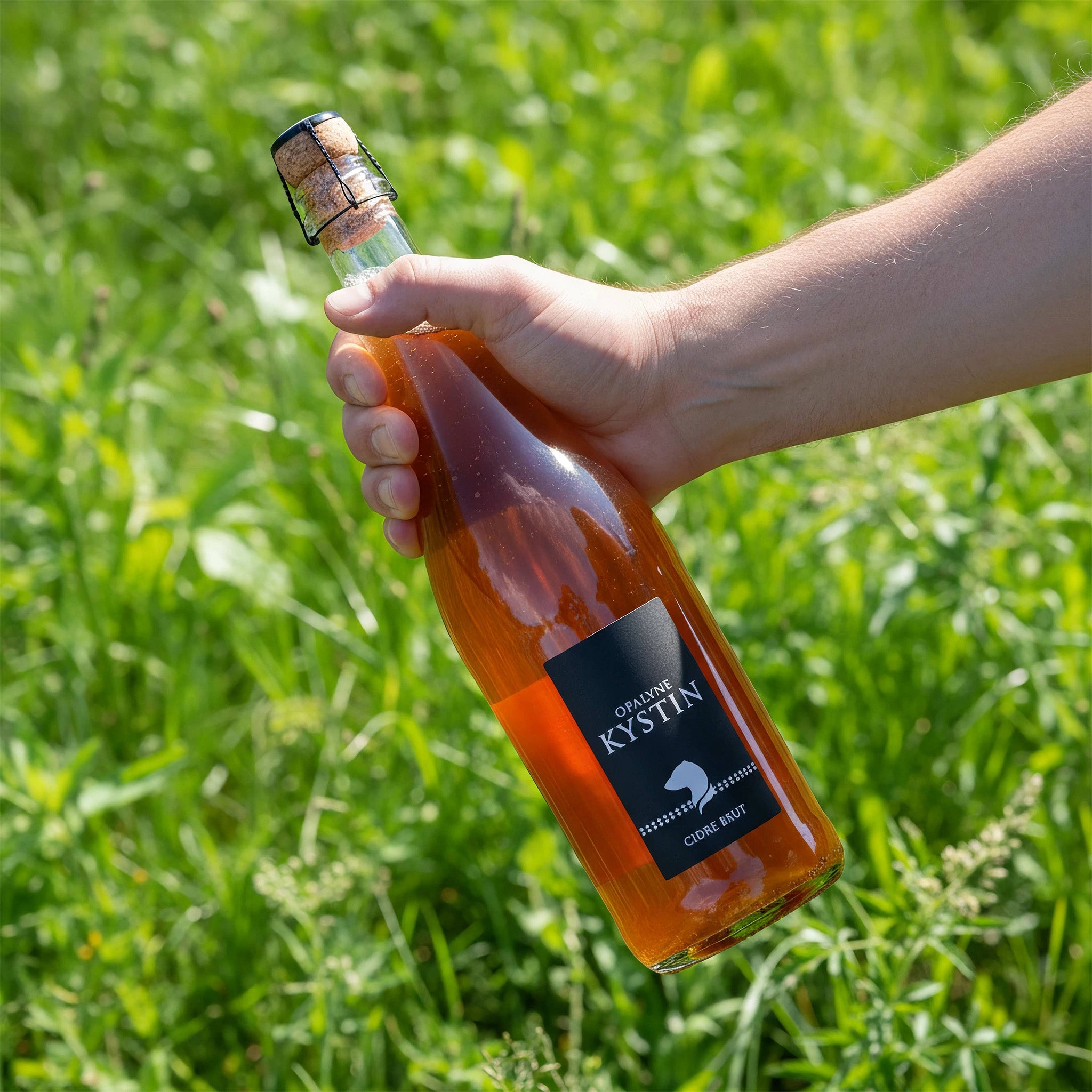 Opalyne – Cidre Brut 5° – Colis de 6 bouteilles de 75cL