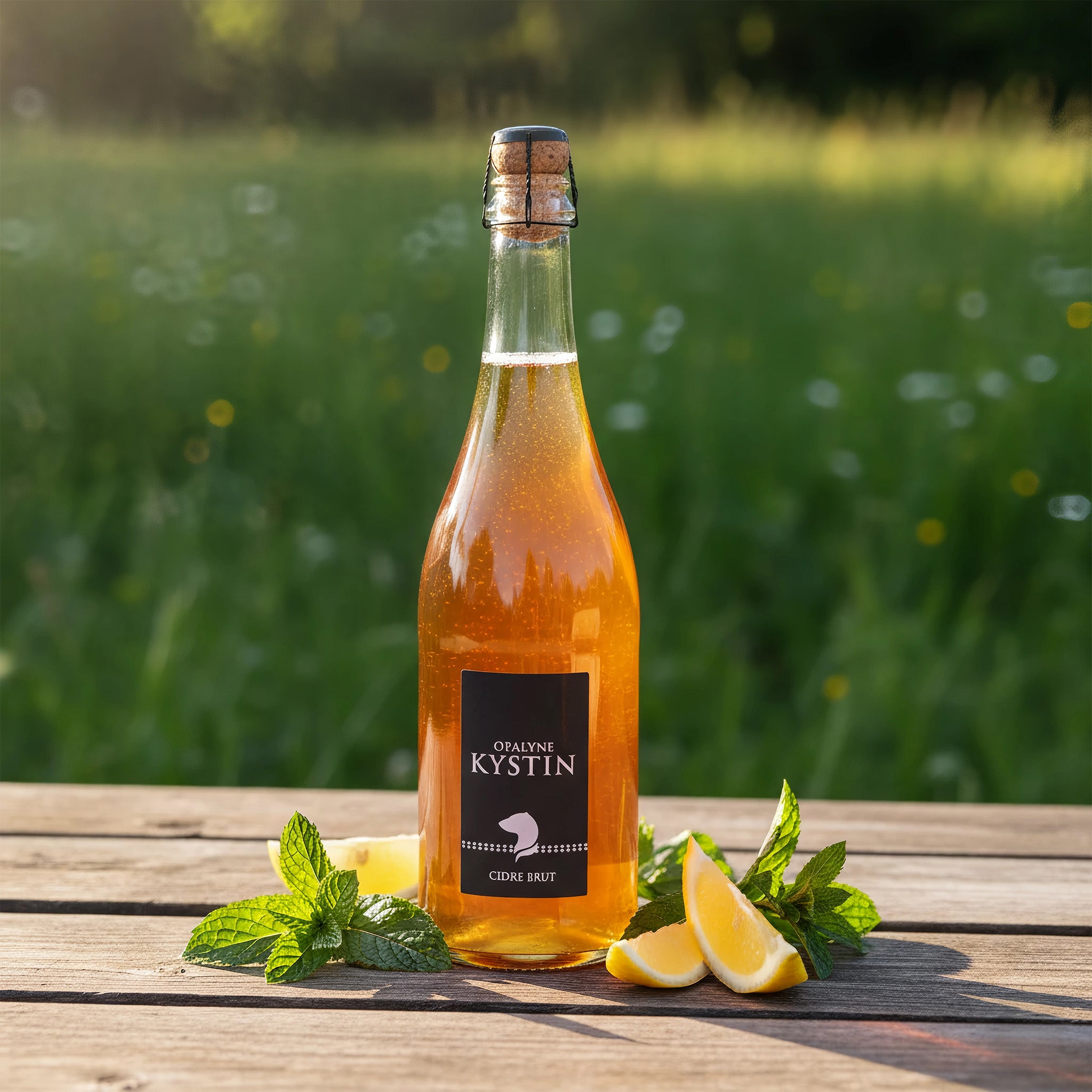 Opalyne – Cidre Brut 5° – Colis de 6 bouteilles de 75cL